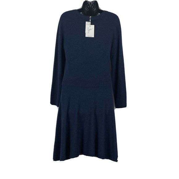 Joie Talissa Wool Cashmere Fit Flare Sweater Dress - Picture 9 of 11